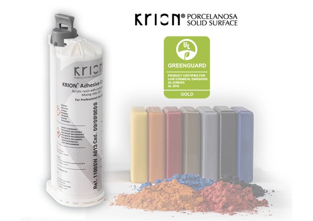 KRION® adhesives obtain the GREENGUARD certificate 