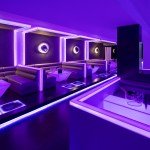 Dise&ntilde;o by U Design en Discoteca MASK, KRION&reg; translucido