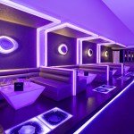 Dise&ntilde;o by U Design en Discoteca MASK, KRION&reg; translucido