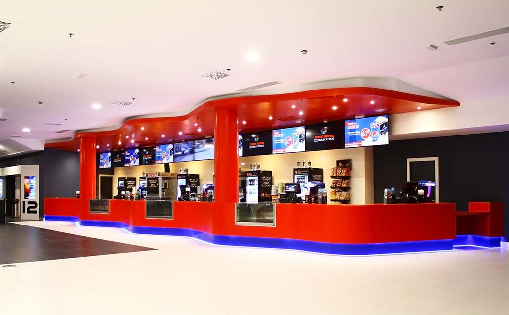 KRION® in the most modern cinemas in Europe: Multicines Odeon Sambil