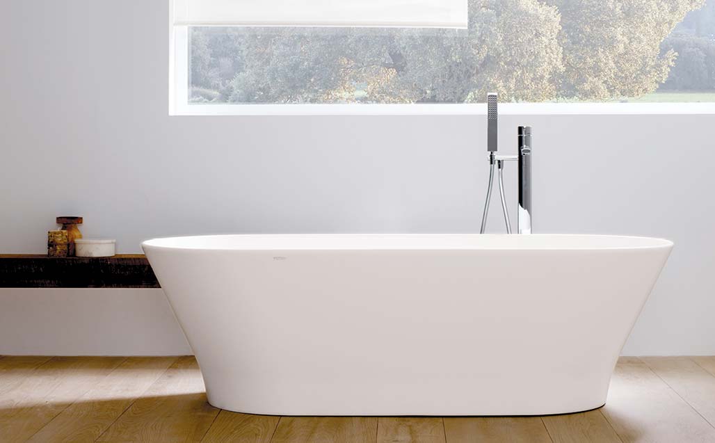 SLIM: wenn sich die Badewanne in einen Dekorationsgegenstand verwandelt