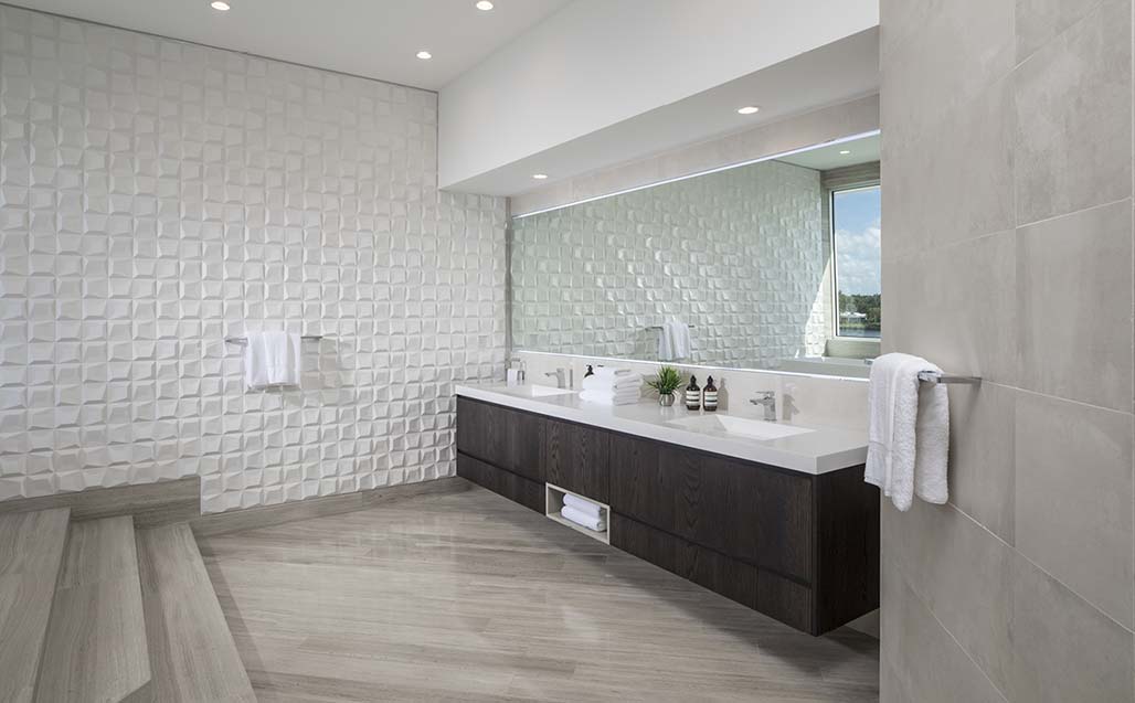 AGD Architects diseña lujo y bienestar con KRION Solid Surface, en Gables Estates Club, Miami