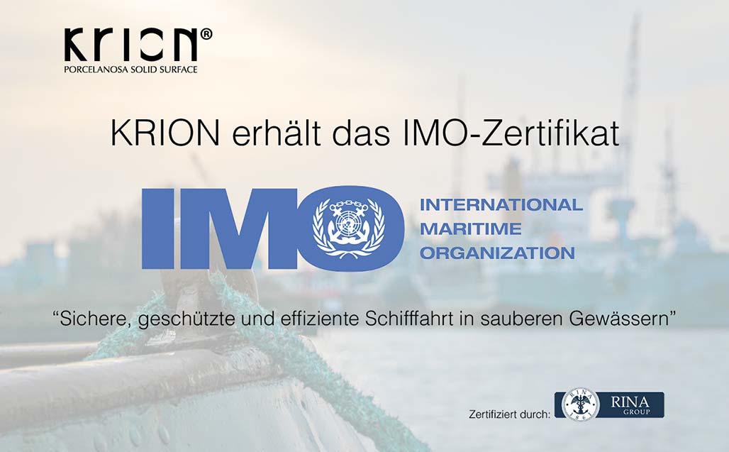KRION besteht die strengen Tests für das IMO-Zertifikat  