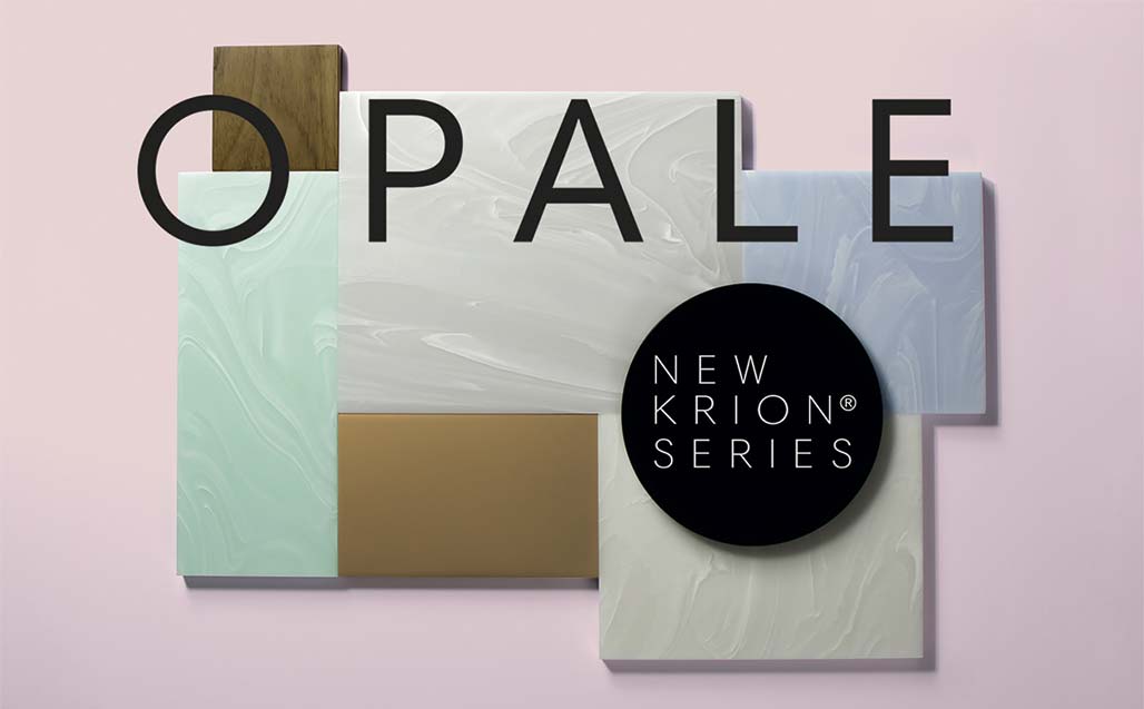 Novedades KRION: Series OPALE “Movimiento, luz y versatilidad” - Solid Surface