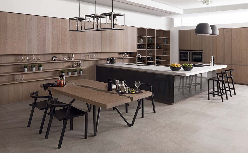 KRION en la colección emotions de PORCELANOSA Kitchens – Gamadecor