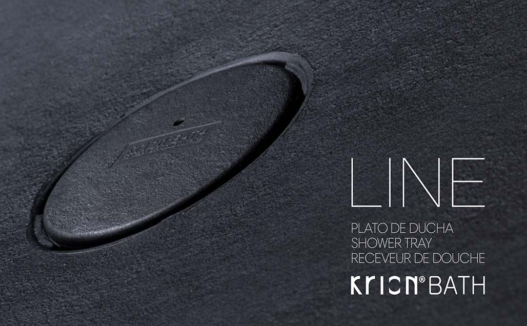 Plato de ducha LINE by KRION Bath la versatilidad y personalización asequible