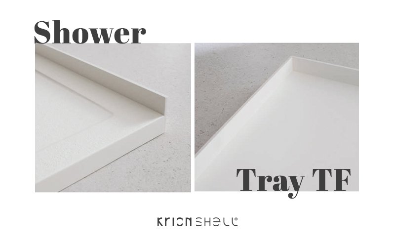 Shower trays Slope TF and Flow TF models