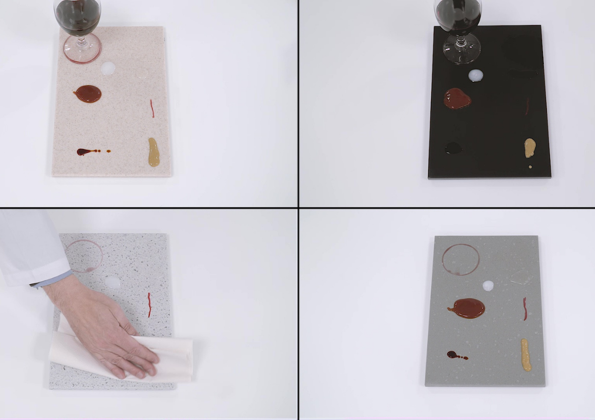nettoyage du solid surface