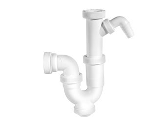 Porcelanosa Kitchen Kitchen simple siphon: Accesorios de Superficie Sólida  
