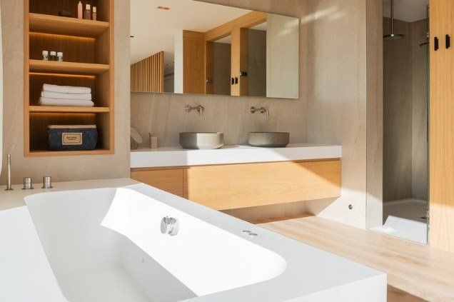 krion solid surface bathroom design